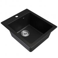 Мойка ML-GM14 КОМФОРТ ультра-черная (344), 420*500*190мм
