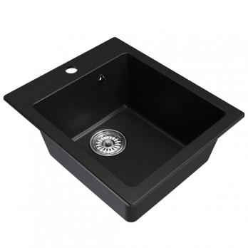 Мойка ML-GM14 КОМФОРТ ультра-черная (344), 420*500*190мм
