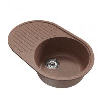 Мойка ML-GM16 КОМФОРТ овальная с крылом, терракотовая (307), 730*460*180мм