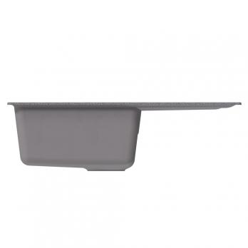 Мойка ML-GM19 КОМФОРТ с крылом, темно-серая (309), 750*500*200мм