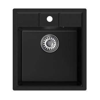 Мойка ML-GM28 КОМФОРТ ультра-черная (344), 450*500*190мм