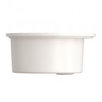 Мойкa ML-GMS01 СТАНДАРТ круглая, белый (331), 470мм (глуб. чаши 180)