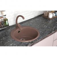 Мойкa ML-GMS01 СТАНДАРТ круглая, терракот (307), 470мм (глуб. чаши 180)