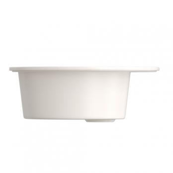 Мойкa ML-GMS02 СТАНДАРТ круглая, белый (331), 505мм (глуб. чаши 180)