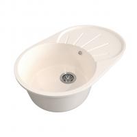 Мойка ML-GMS05 СТАНДАРТ овальная с крылом, белый (331), 740*455*190мм