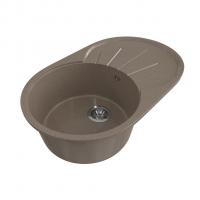 Мойка ML-GMS05 СТАНДАРТ овальная с крылом, терракот (307), 740*455*190мм