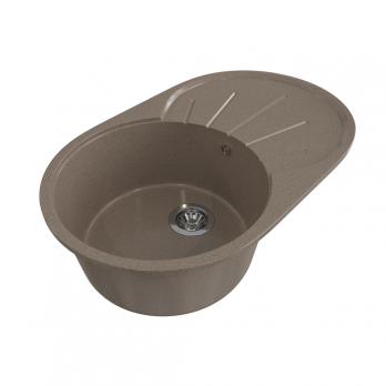 Мойка ML-GMS05 СТАНДАРТ овальная с крылом, терракот (307), 740*455*190мм