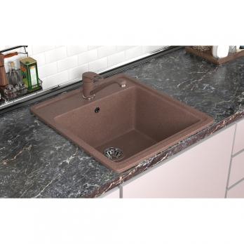 Мойка ML-GMS10 СТАНДАРТ прямоугольная, терракот (307), 460*505*190мм