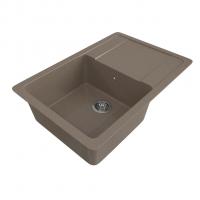 Мойка ML-GMS15 СТАНДАРТ с крылом, терракот (307), 640*505*185мм