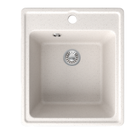 Мойка ML-GMS18 СТАНДАРТ прямоугольная, белый (331), 410*470*190мм