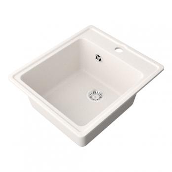 Мойка ML-GMS18 СТАНДАРТ прямоугольная, белый (331), 410*470*190мм