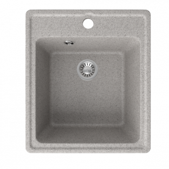 Мойка ML-GMS18 СТАНДАРТ прямоугольная, светло-серый (310), 410*470*190мм