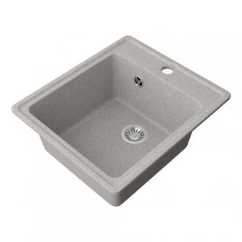 Мойка ML-GMS18 СТАНДАРТ прямоугольная, светло-серый (310), 410*470*190мм