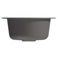 Мойкa ML-GM13 КОМФОРТ круглая, графит (342), 495мм (глуб. чаши 200)