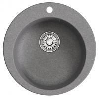 Мойкa ML-GM13 КОМФОРТ круглая, графит (342), 495мм (глуб. чаши 200)