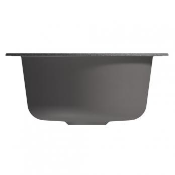 Мойкa ML-GM13 КОМФОРТ круглая, графит (342), 495мм (глуб. чаши 200)