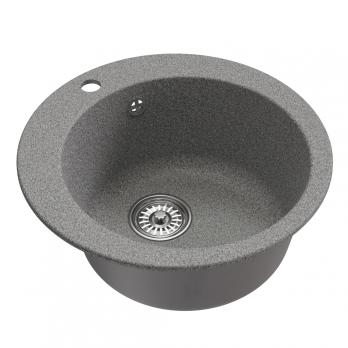 Мойкa ML-GM13 КОМФОРТ круглая, темно-серая (309), 495мм (глуб. чаши 200)