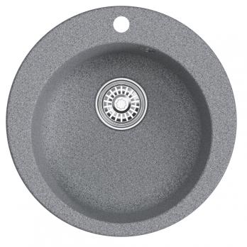 Мойкa ML-GM13 КОМФОРТ круглая, темно-серая (309), 495мм (глуб. чаши 200)