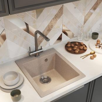 Мойка ML-GM14 КОМФОРТ песочная (302), 420*500*190мм