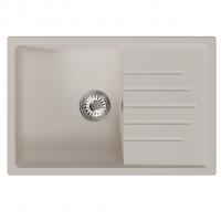 Мойка ML-GM19 КОМФОРТ с крылом, белая (331), 750*500*200мм