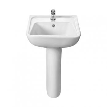 Умывальник-тюльпан "Лонги-45" (пост.Анимо) (с хром. переливом) (Santek)