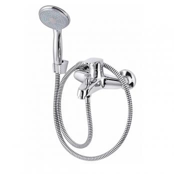 Смеситель для ванны 40к ПРОФСАН ПСМ-854-К/045 "КОМПЛЕКТАЦИЯ" с душ аксессуарами  ХРОМ