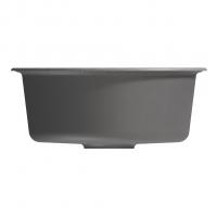 Мойкa ML-GM09 КОМФОРТ круглая, темно-серая (309), 510 мм (глуб. чаши 190)