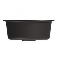 Мойкa ML-GM09 КОМФОРТ круглая, черная (308), 510 мм (глуб. чаши 190)