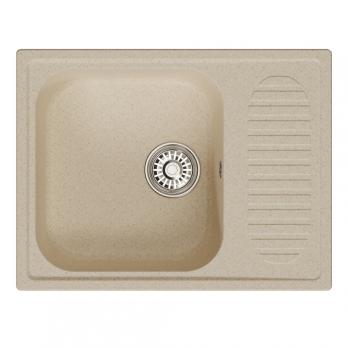 Мойка ML-GM18 КОМФОРТ с крылом, бежевая (328), 640*490*190мм