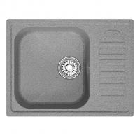 Мойка ML-GM18 КОМФОРТ с крылом, темно-серая (309), 640*490*190мм