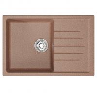 Мойка ML-GM19 КОМФОРТ с крылом, терракотовая (307), 750*500*200мм