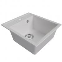 Мойка ML-GM28 КОМФОРТ ультра-белая (341), 450*500*190мм