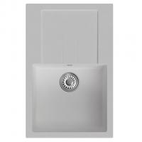 Мойка ML-GM31 КОМФОРТ с крылом, ультра-белая (341), 770*500*190мм