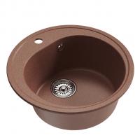 Мойкa ML-GM11 КОМФОРТ круглая, терракотовая (307), 500мм (глуб. чаши 180)