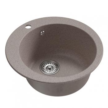 Мойкa ML-GM13 КОМФОРТ круглая, песочная (302), 495мм (глуб. чаши 200)
