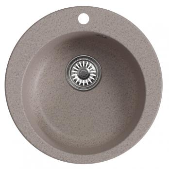 Мойкa ML-GM13 КОМФОРТ круглая, песочная (302), 495мм (глуб. чаши 200)