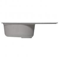 Мойка ML-GM16 КОМФОРТ овальная с крылом, темно-серая (309), 730*460*180мм