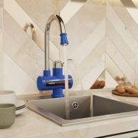 Проточный водонагреватель WH-003 BLUE  (3,3 кВт, УЗО, кухня, индикатор темп) MIXLINE