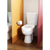 Унитаз-компакт "Каспер" детский  1РА РР (гор.вып, нижн.подв, 1-кн. арм Уклад, полип. сид.) (Santek)