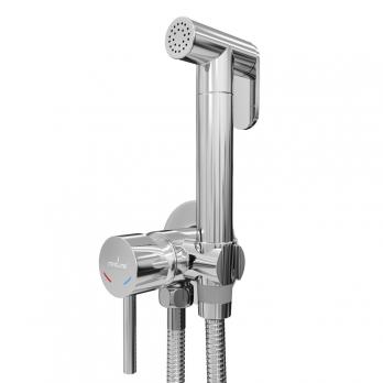 Смеситель с гигиенической лейкой 25k MIXLINE ML31-081 "Ray" встраиваемый