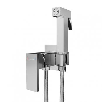 Смеситель с гигиенической лейкой 25k MIXLINE ML31-082 "Ray" встраиваемый