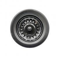 Сифон 3 1/2*40 с прямоуг. переливом, с гофрой 40*40 MIXLINE PRO для моек из нерж.ст. (ЧЕРНЫЙ ГРАФИТ)