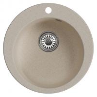 Мойкa ML-GM13 КОМФОРТ круглая, бежевая (328), 495мм (глуб. чаши 200)