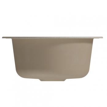 Мойкa ML-GM13 КОМФОРТ круглая, бежевая (328), 495мм (глуб. чаши 200)