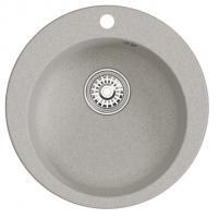 Мойкa ML-GM13 КОМФОРТ круглая, серая (310), 495мм (глуб. чаши 200)