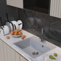 Мойка ML-GM15 КОМФОРТ серая (310), 560*500*180мм