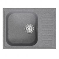 Мойка ML-GM18 КОМФОРТ с крылом, графит (342), 640*490*190мм