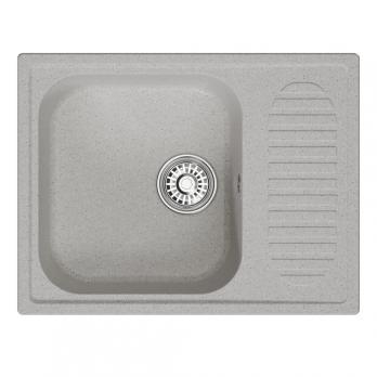 Мойка ML-GM18 КОМФОРТ с крылом, серая (310), 640*490*190мм