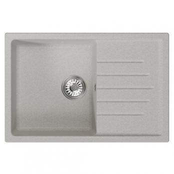 Мойка ML-GM19 КОМФОРТ с крылом, серая (310), 750*500*200мм