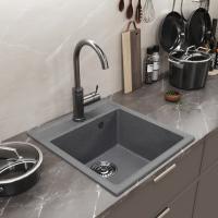 Мойка ML-GM28 КОМФОРТ графит (342), 450*500*190мм